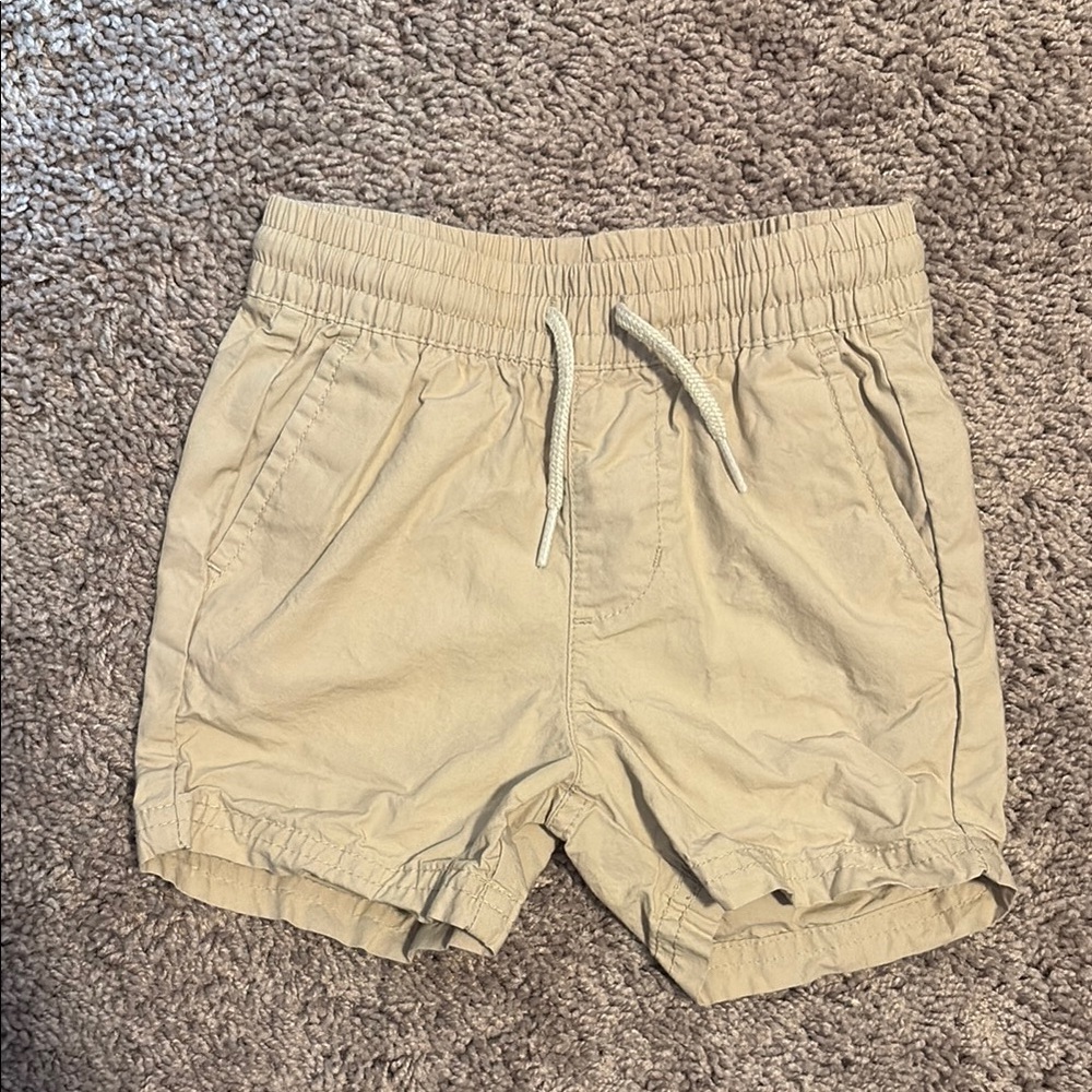 Old Navy Tan Shorts Elastic Waist